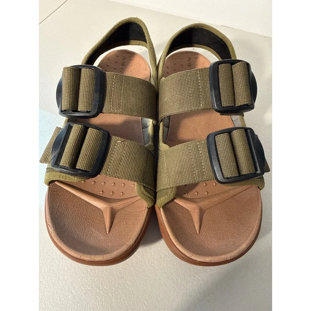 Astral P-Link Mens Sandals Olive Green Tan Outdoor Hiking Water Shoes Buckle 10